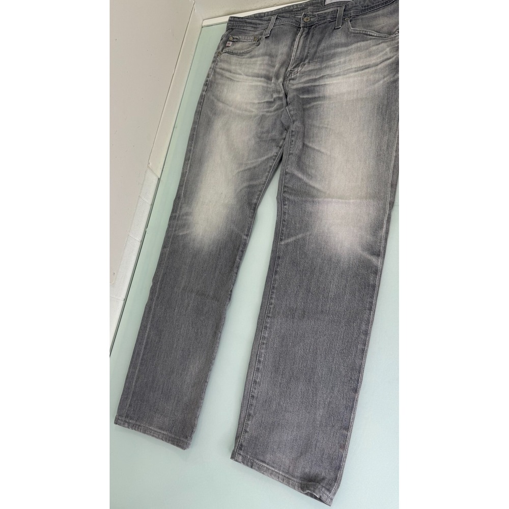 AG Adriano Goldschmied The Graduate Jeans 34R 34X32 Tailored Leg Stretch Gray